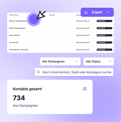 Eigene Kundenliste für eine Reaktivierungskampagne in Adquira importieren